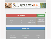 Tablet Screenshot of myriam31.com